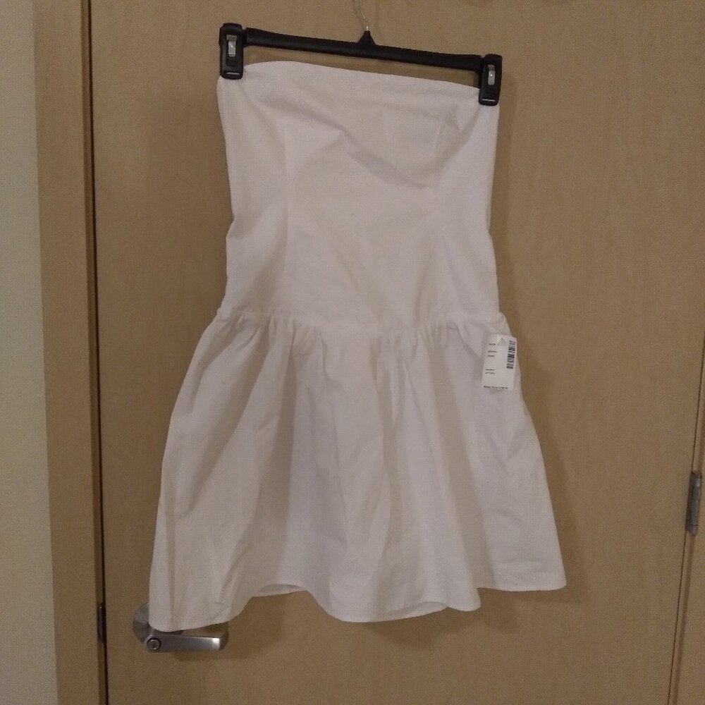 NWT Nordstrom Susana Monaco White Strapless Dress (L)